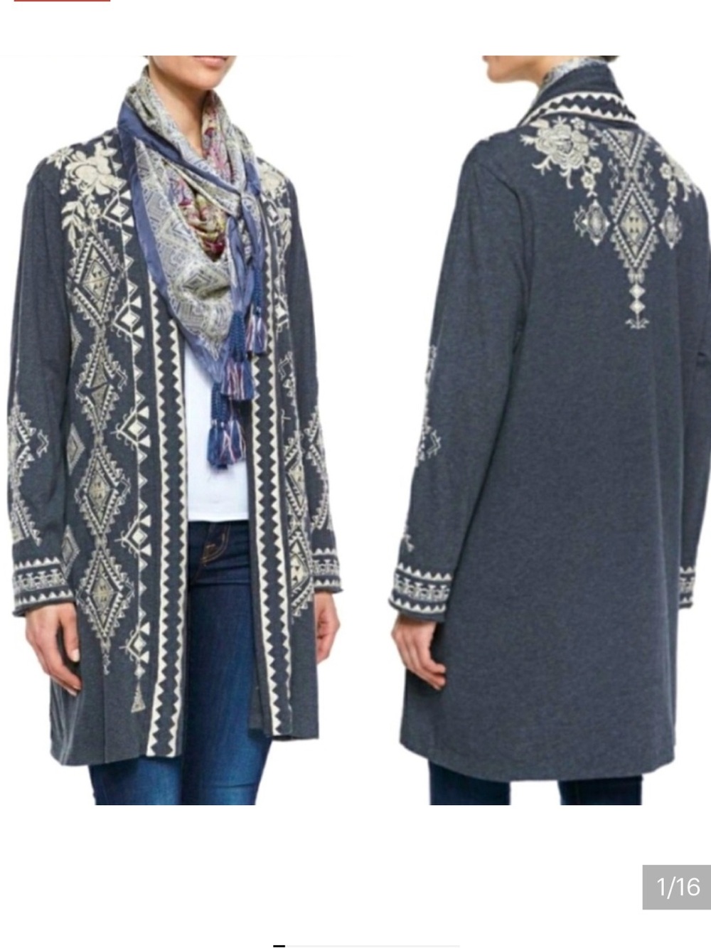 Johnny Was Tulia Cardigan